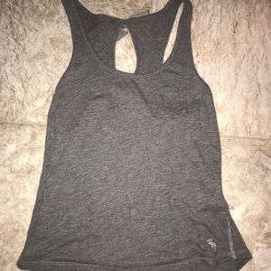 Grey Abercrombie and Fitch Tank Top